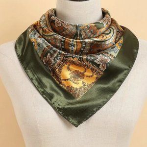 PAISLEY SATIN BANDANA